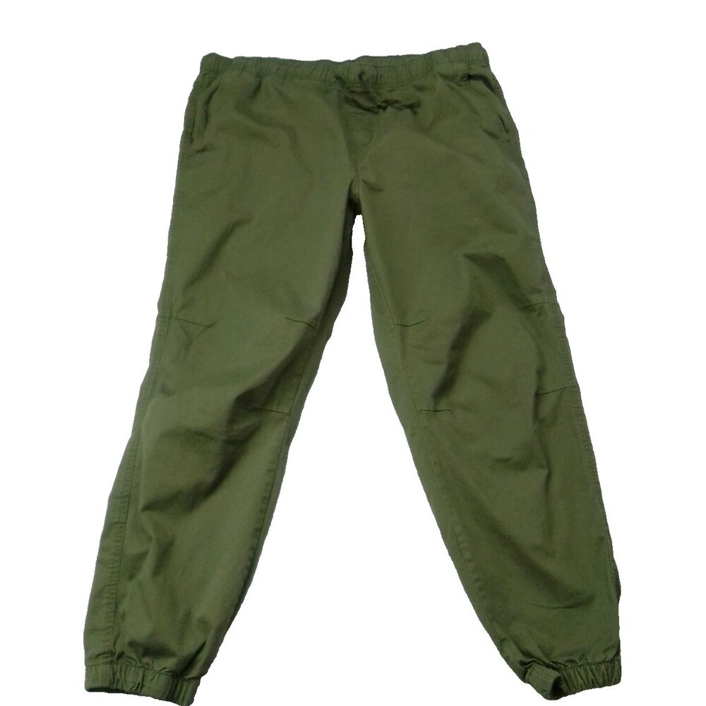No Boundaries Men's Green Drawstring Waist Loose Jogger Cargo Pants Size XL